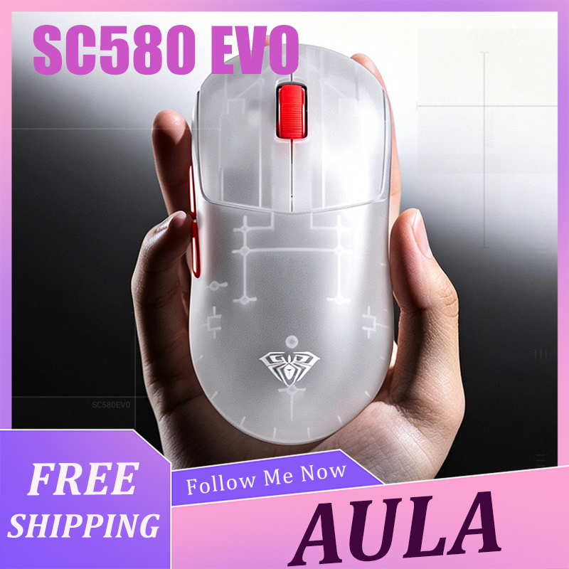Esports Wireless Gaming Mouse - ماوس AULA SC580 EVO خفيف الوزن