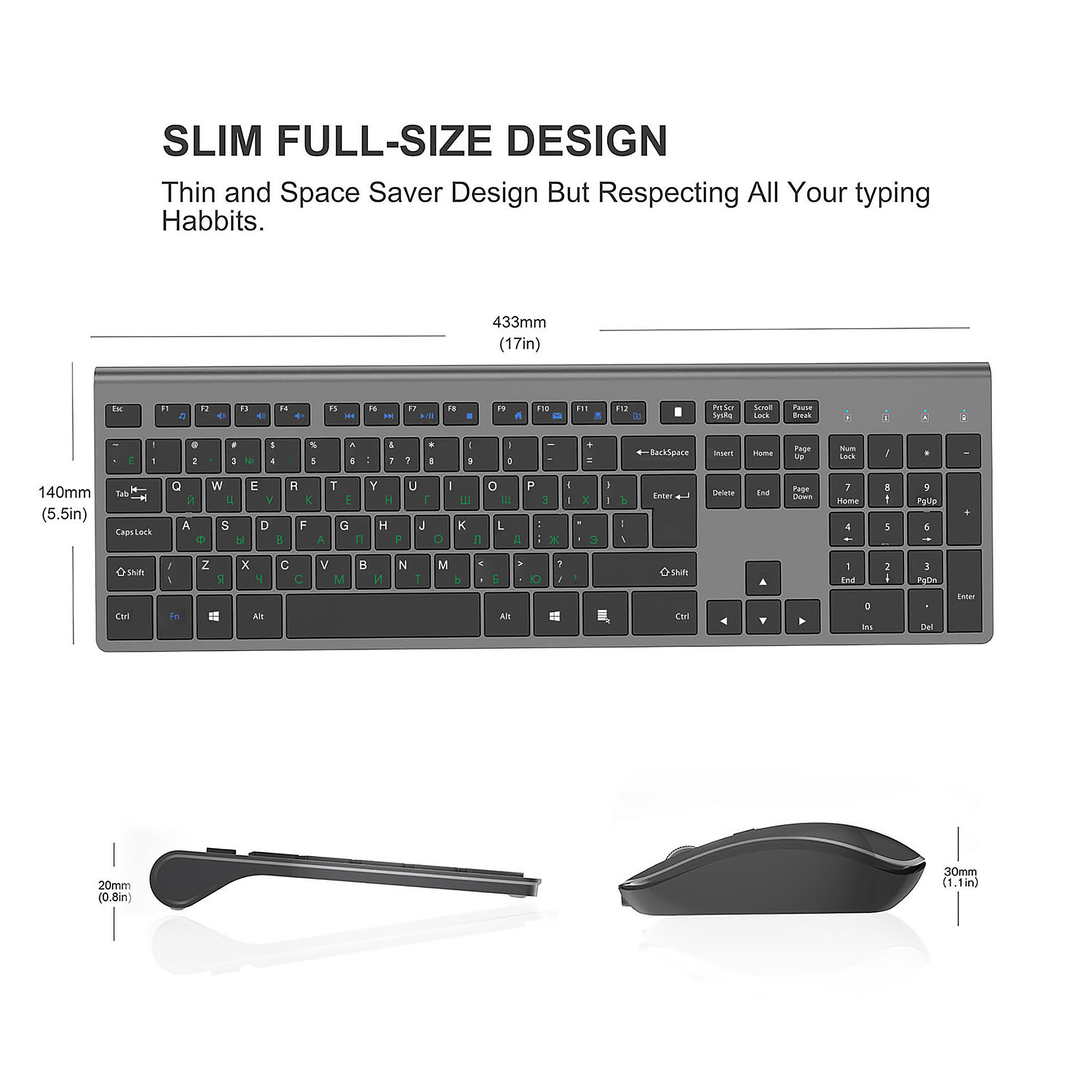 مجموعة لوحة مفاتيح وماوس لاسلك - مراجعة Esports Wireless Gaming Mouse وسعره