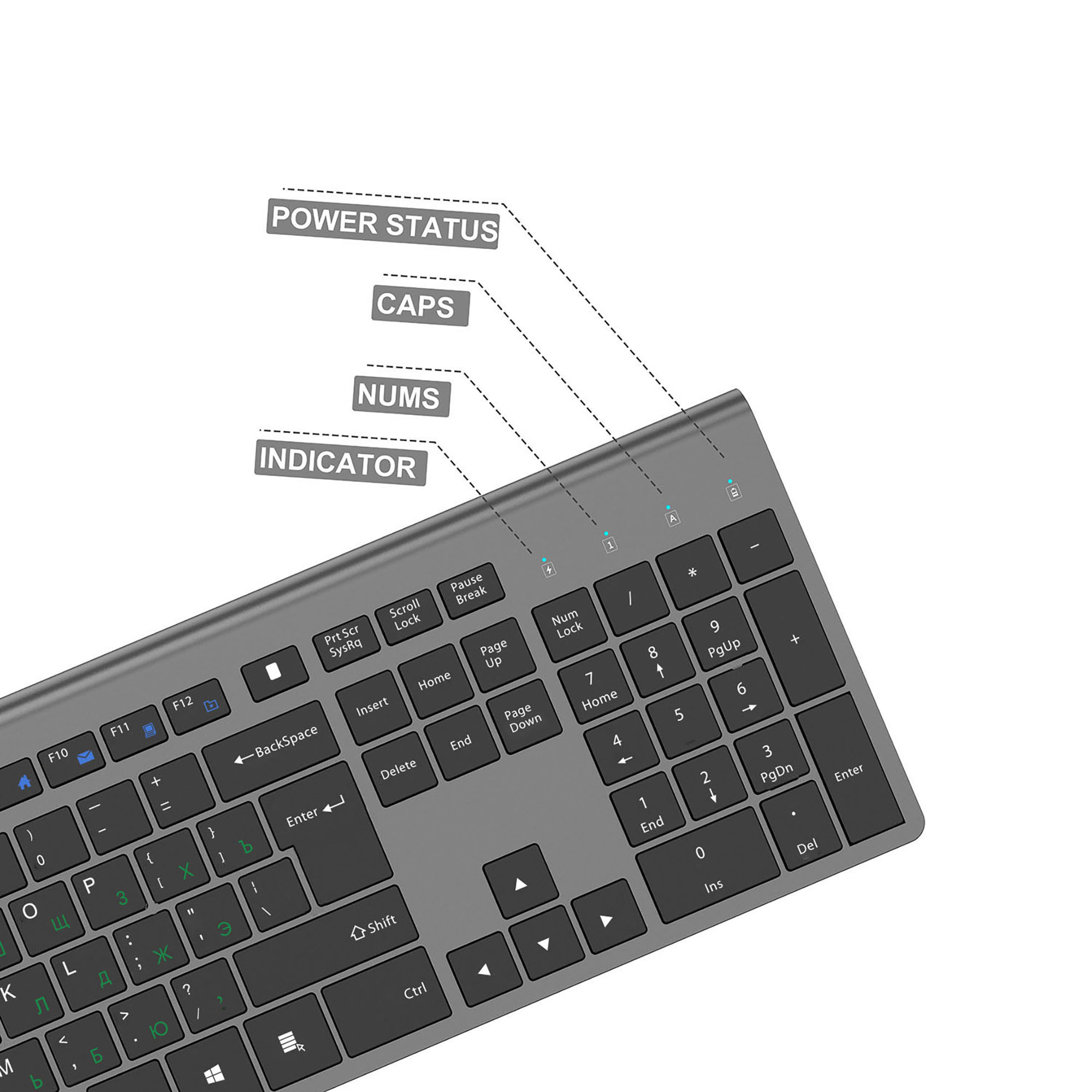 مجموعة لوحة مفاتيح وماوس لاسلك - مراجعة Esports Wireless Gaming Mouse وسعره