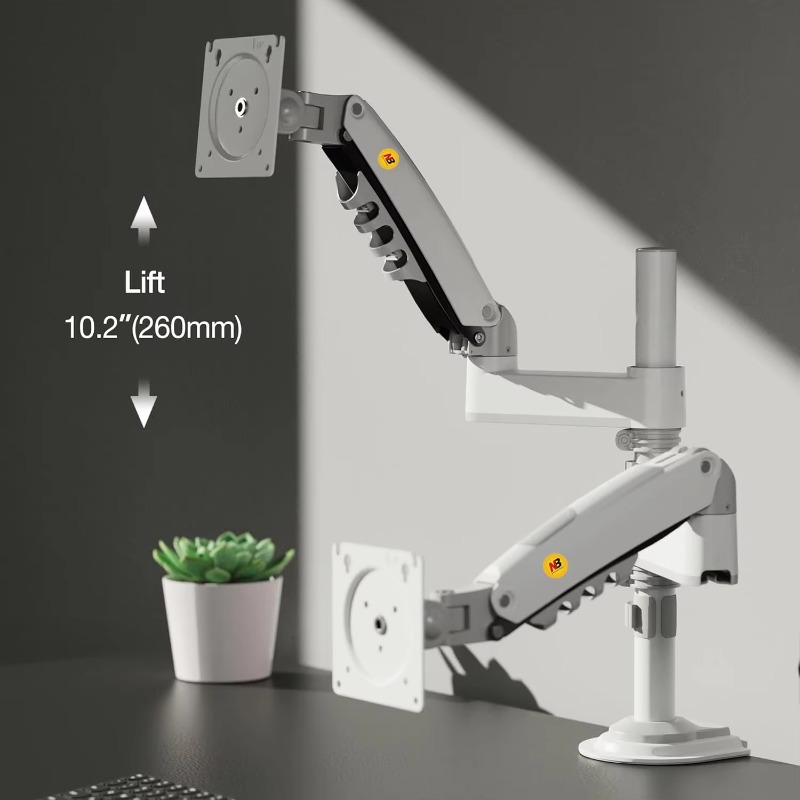 حامل شاشة مزدوج للمكتب، ذراع ش - مراجعة Dual Monitor Stand وسعره